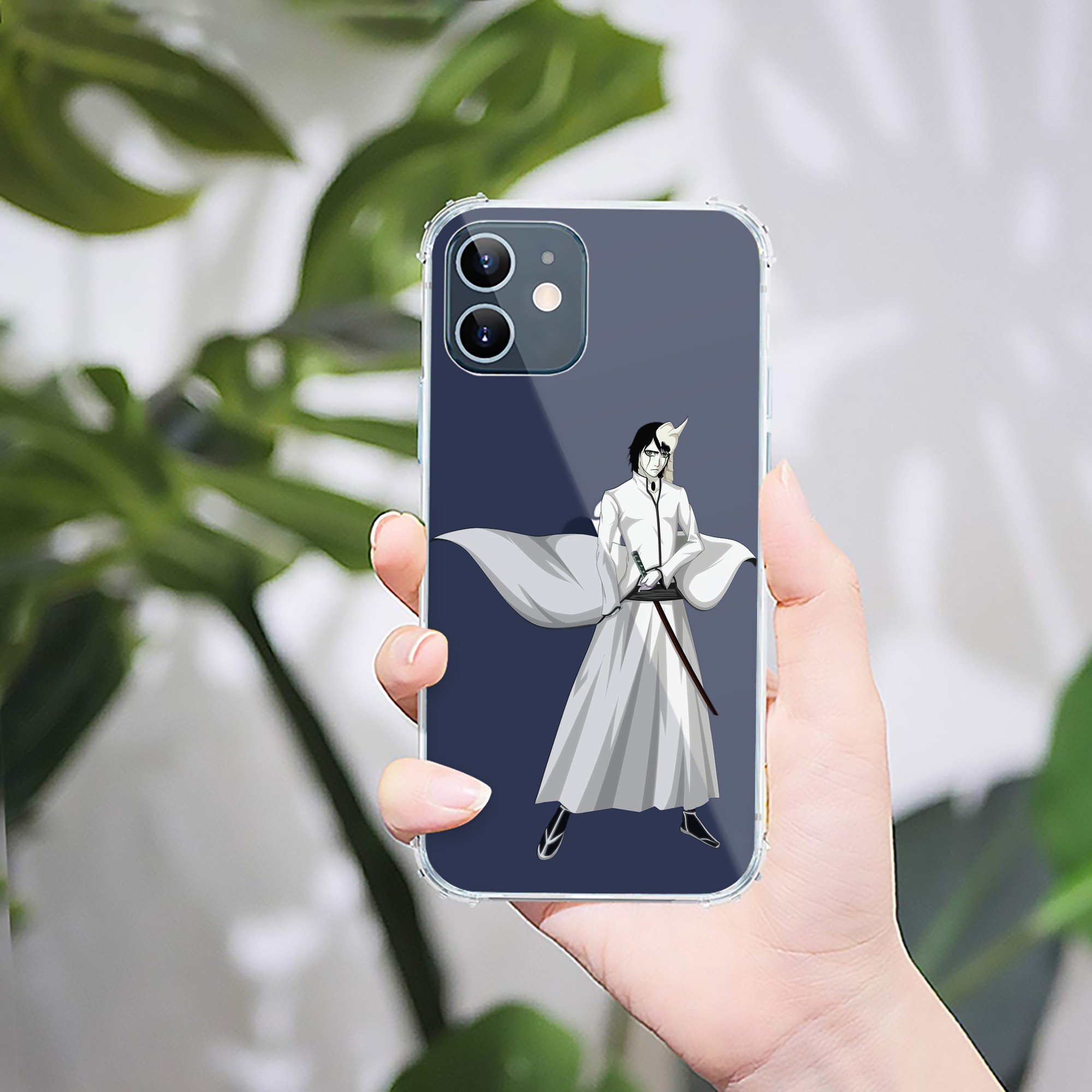 （画像用） ブリーチ ウルキオラ·シファー BLEACH Ulquiorra cifer 【iPhone 12シリーズ対応】透明スマホケース（クリアソフトケース）